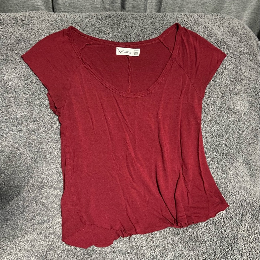 Urban Outfitters by corpus short sleeve scoop neck top size medium